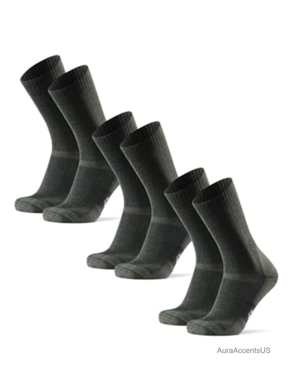 Merino Wool Hiking Socks Crew Thermal Cushioned Boot Socks